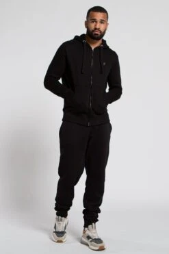 French Connection Cotton Blend Zip Hoody -Joe Browns Store m195537047731 black xl 4