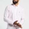French Connection Cotton Long Sleeve Oxford Shirt