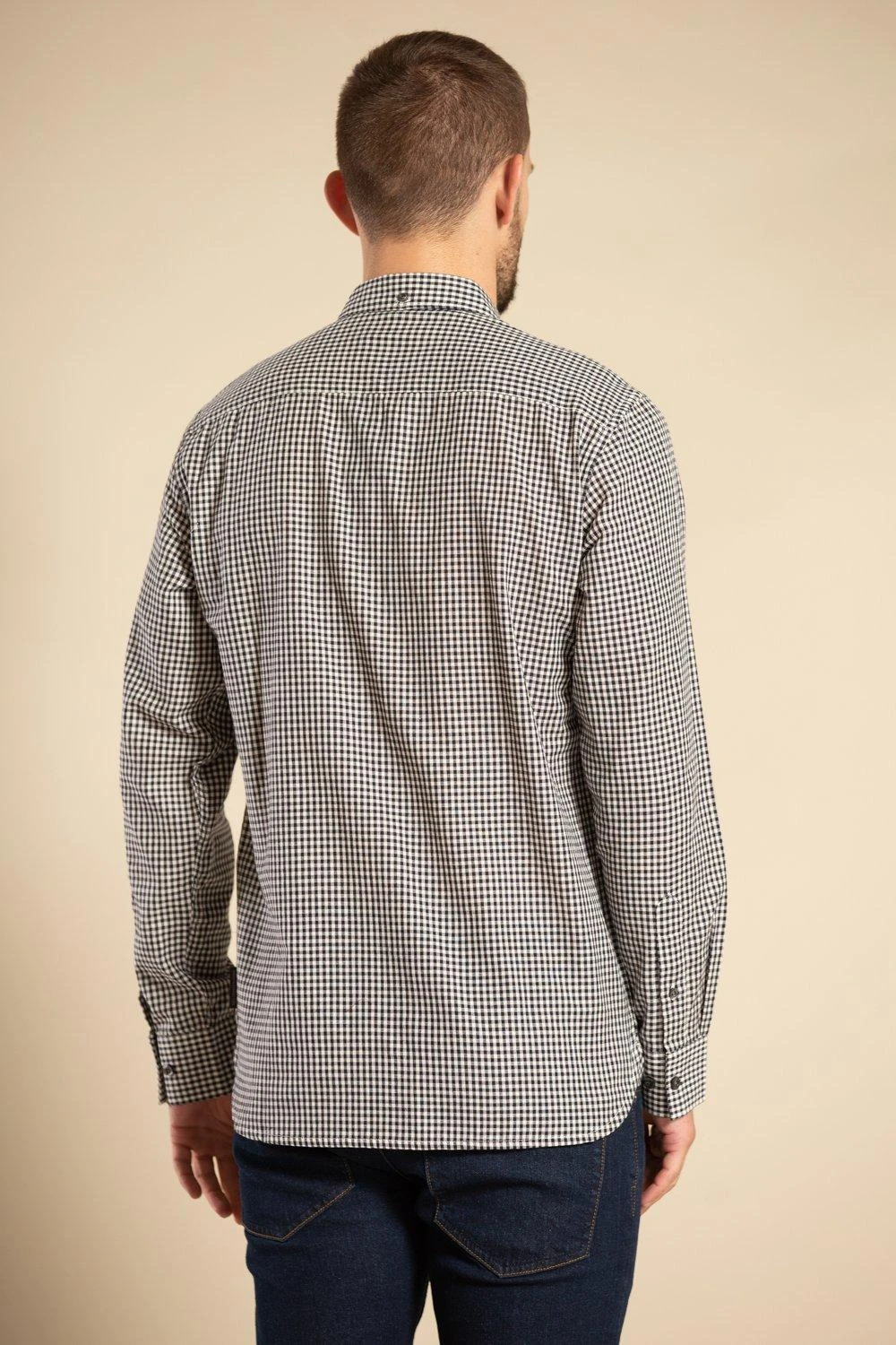 French Connection Cotton Long Sleeve Gingham Shirt 4 French Connection Cotton Long Sleeve Gingham Shirt - Image 2