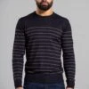 French Connection Crew Neck 3/4 Stripe Jumper