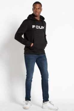 French Connection Cotton Blend FCUK Hoody -Joe Browns Store m195537269201 black xl 3