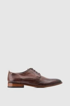 Base London 'Script' Leather Lace-Up Shoes