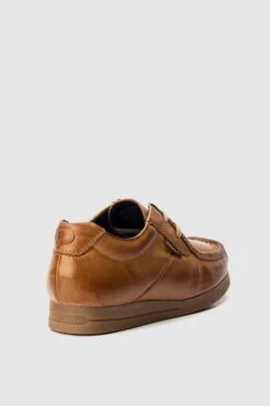 Base London 'Event' Leather Wallabee Shoes -Joe Browns Store m5038538222729 tan xl 2