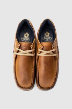 Base London 'Event' Leather Wallabee Shoes -Joe Browns Store m5038538222729 tan xl 3