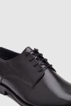 Base London 'Marley' Waxy Leather Derby Shoes 13 Base London 'Marley' Waxy Leather Derby Shoes -Joe Browns Store m5038538272083 black xl 5