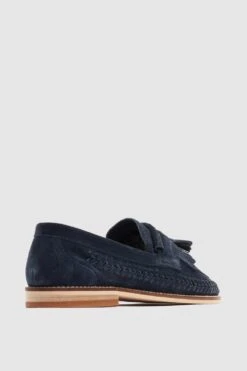 Base London 'Manhattan' Suede Tassel Loafer -Joe Browns Store m5038538303893 navy xl 2