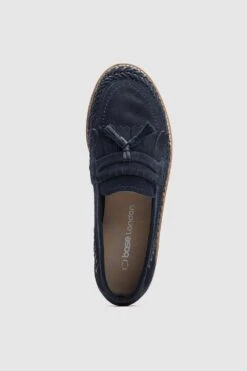 Base London 'Manhattan' Suede Tassel Loafer -Joe Browns Store m5038538303893 navy xl 3