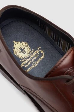 Base London 'Keaton' Formal Leather Derby Shoe -Joe Browns Store m5038538310235 brown xl 5