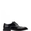 Base London 'Chaplin' High Shine Leather Brogue Shoe -Joe Browns Store m5038538310754 black xl