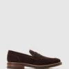 Base London 'Reunion' Suede Penny Loafer -Joe Browns Store m5038538323808 brown xl