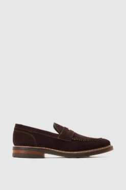 Base London 'Reunion' Suede Penny Loafer