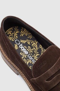 Base London 'Reunion' Suede Penny Loafer -Joe Browns Store m5038538323808 brown xl 5