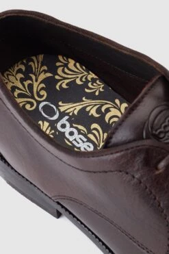 Base London 'Bertie' Leather Derby Shoe -Joe Browns Store m5038538324577 brown xl 5