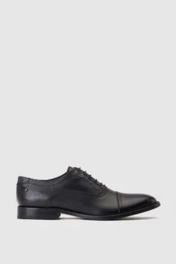 Base London 'Crane' Leather Toe Cap Oxford Shoe