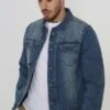 BRAVE SOUL 'Fielding' Classic Denim Jacket -Joe Browns Store m5054072210992 mid20blue xl