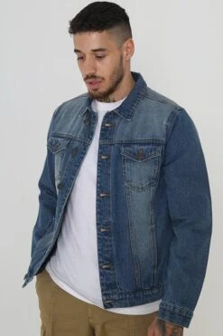 BRAVE SOUL 'Fielding' Classic Denim Jacket