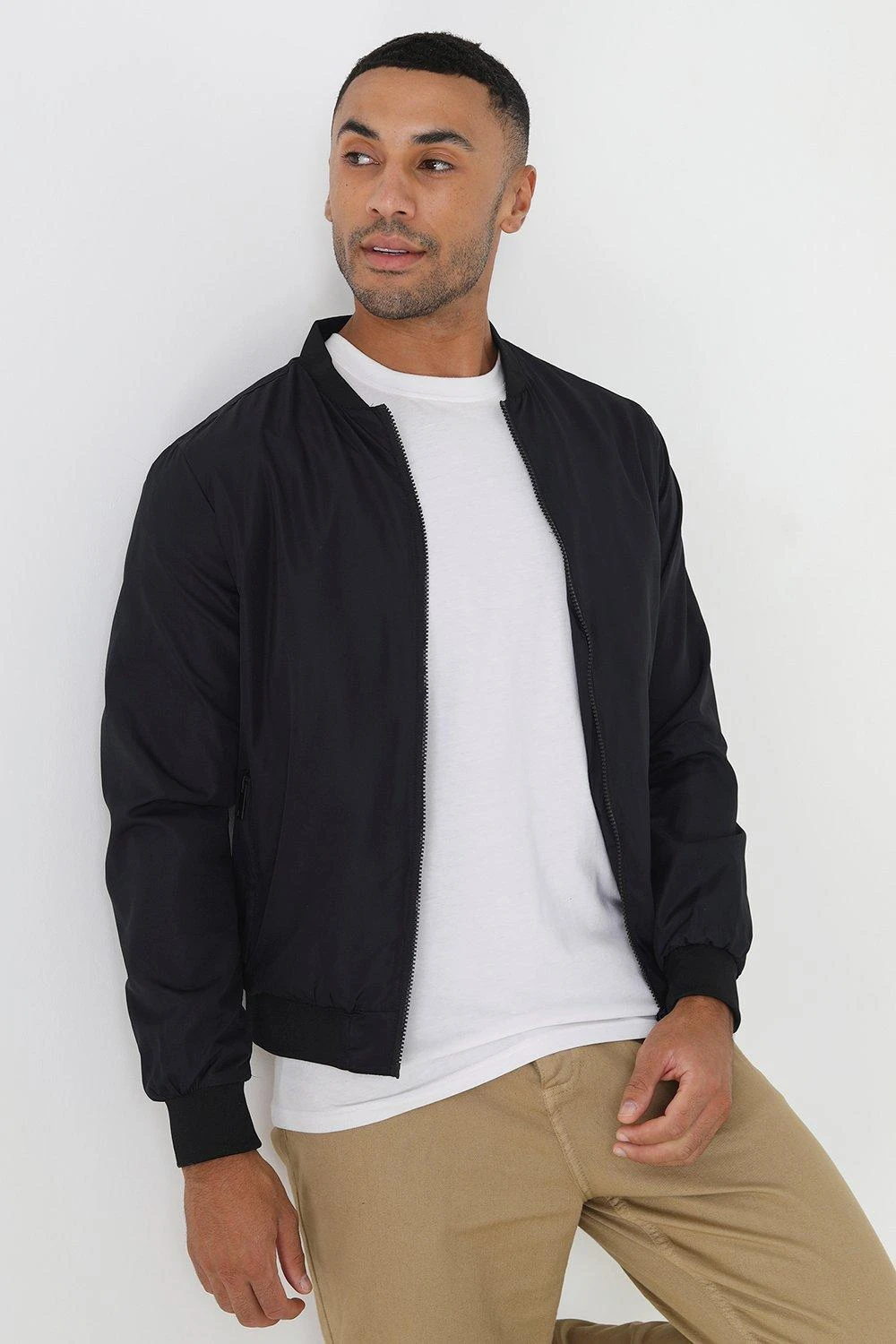 BRAVE SOUL 'Sanjay' Bomber Jacket 3 BRAVE SOUL 'Sanjay' Bomber Jacket
