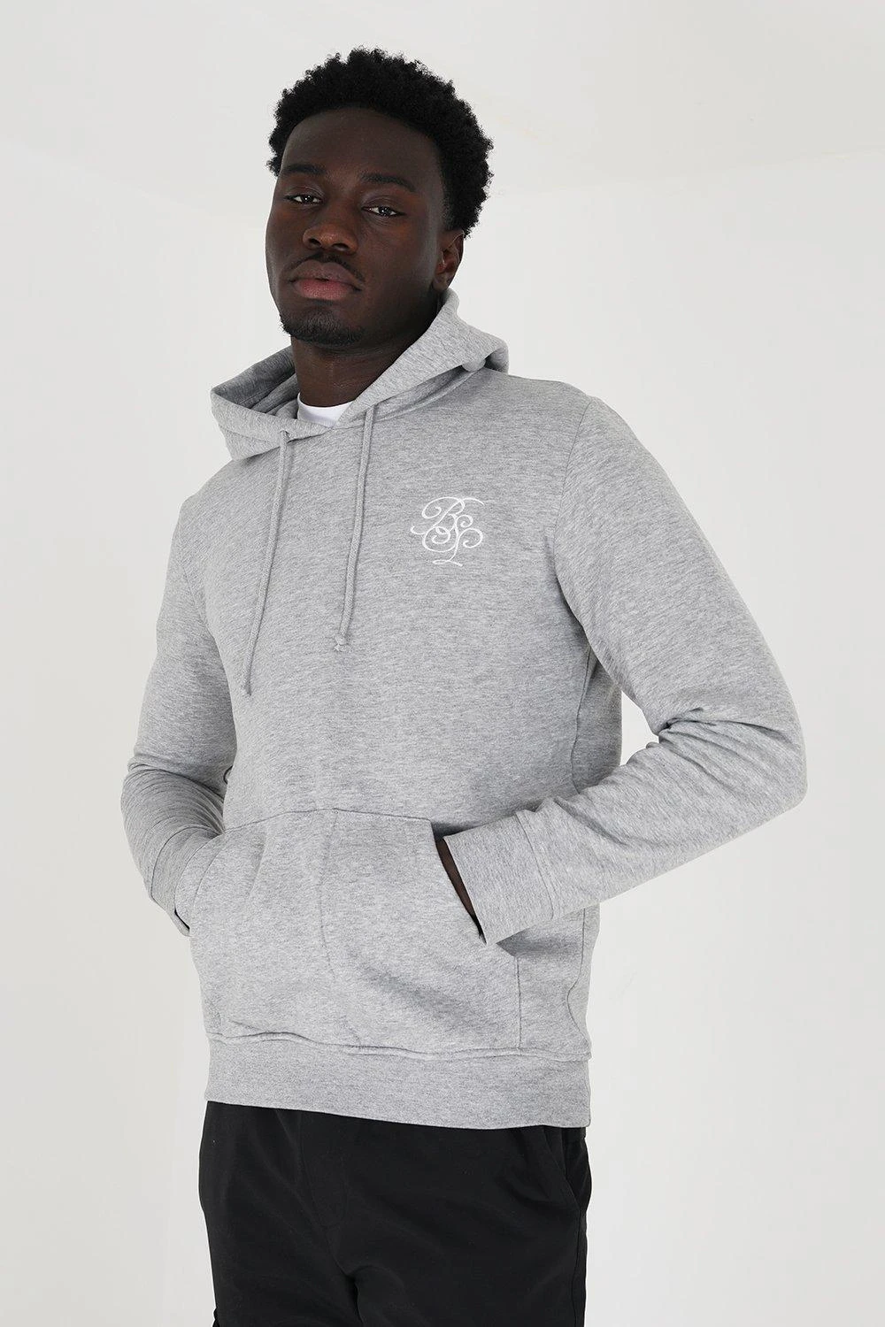 BRAVE SOUL 'Merlin' Embroidery Detail Overhead Hoodie 3 BRAVE SOUL 'Merlin' Embroidery Detail Overhead Hoodie