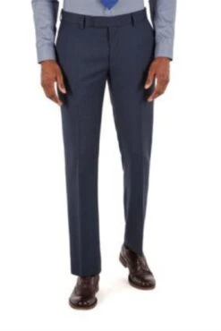 Tonal Check Tailored Fit Suit Trousers