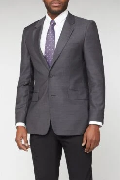 Herringbone Tailored Fit Jacket