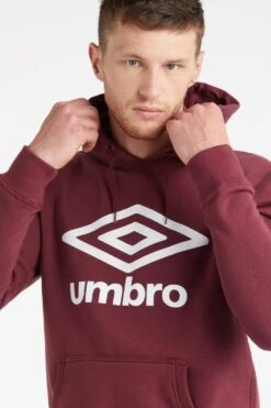 UMBRO Active Style Large Logo Hoodie -Joe Browns Store m5054488574718 red xl 3