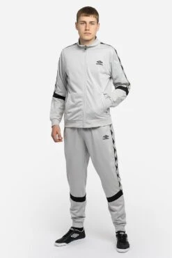 UMBRO Diamond Taped Tricot Zip Jacket -Joe Browns Store m5054488667878 grey xl 2