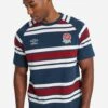 UMBRO England Classic Stripe Polo 1 UMBRO England Classic Stripe Polo -Joe Browns Store m5054488735331 white xl