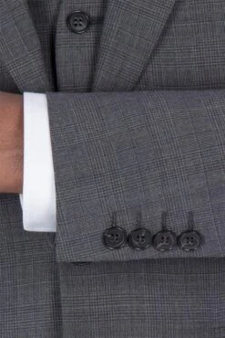 Tonal Check Suit Jacket -Joe Browns Store m5054868801311 grey xl 4