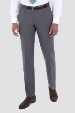 Tonal Check Suit Trousers