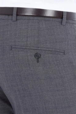 Tonal Check Suit Trousers -Joe Browns Store m5054868801496 grey xl 2