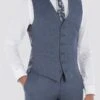 Textured Suit Waistcoat