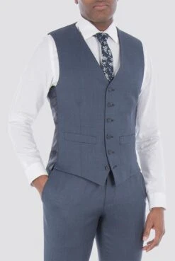 Textured Suit Waistcoat