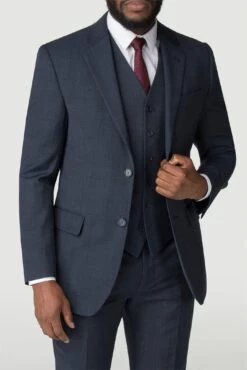 Check Regular Fit Travel Suit Jacket