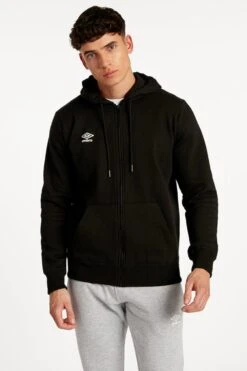 UMBRO Small Logo Zip Through Hoodie 8 UMBRO Small Logo Zip Through Hoodie -Joe Browns Store m5054885770287 black xl 1