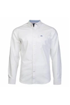 Long Sleeve Classic Oxford Shirt -Joe Browns Store m5055708397926 white xl 1