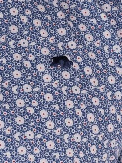 Short Sleeve Blossom Print Poplin Shirt -Joe Browns Store m5056292770157 navy xl 2