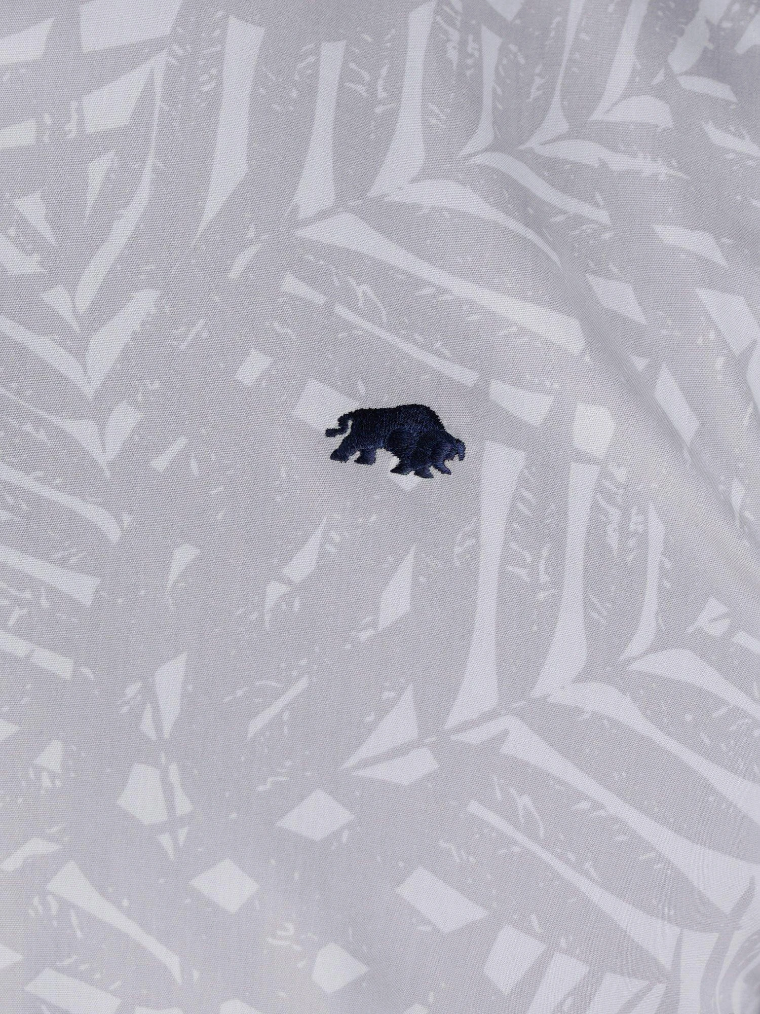 Short Sleeve Palm Tree Poplin Shirt 5 Short Sleeve Palm Tree Poplin Shirt - Image 3