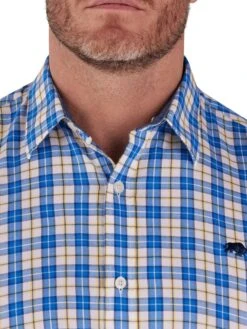 Long Sleeve Large Multi Check Twill Shirt 11 Long Sleeve Large Multi Check Twill Shirt -Joe Browns Store m5056292770782 yellow xl 3