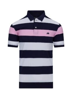 Jersey Contrast Panel Polo