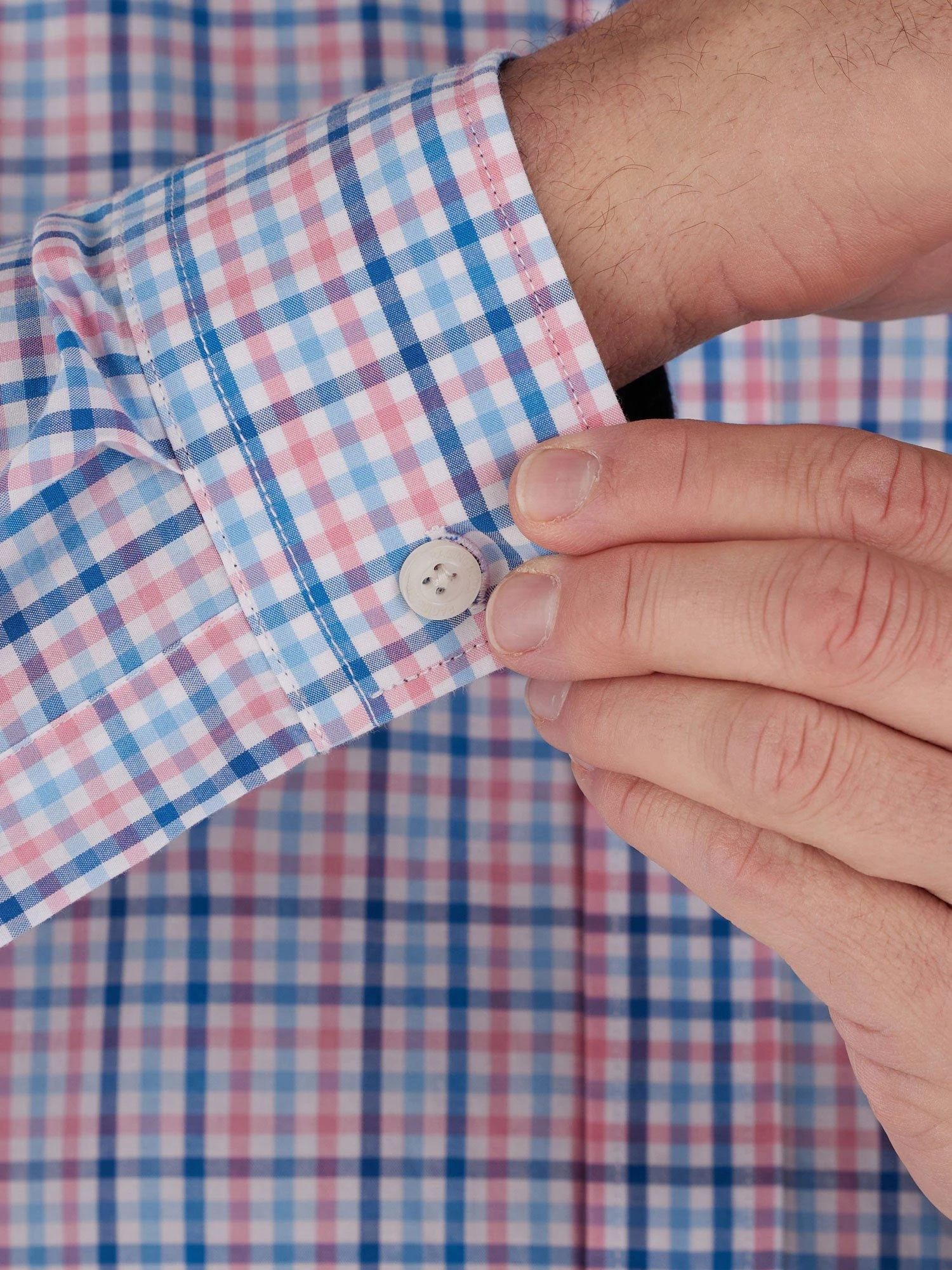 Long Sleeve Gingham Check Multi Shirt 6 Long Sleeve Gingham Check Multi Shirt - Image 4