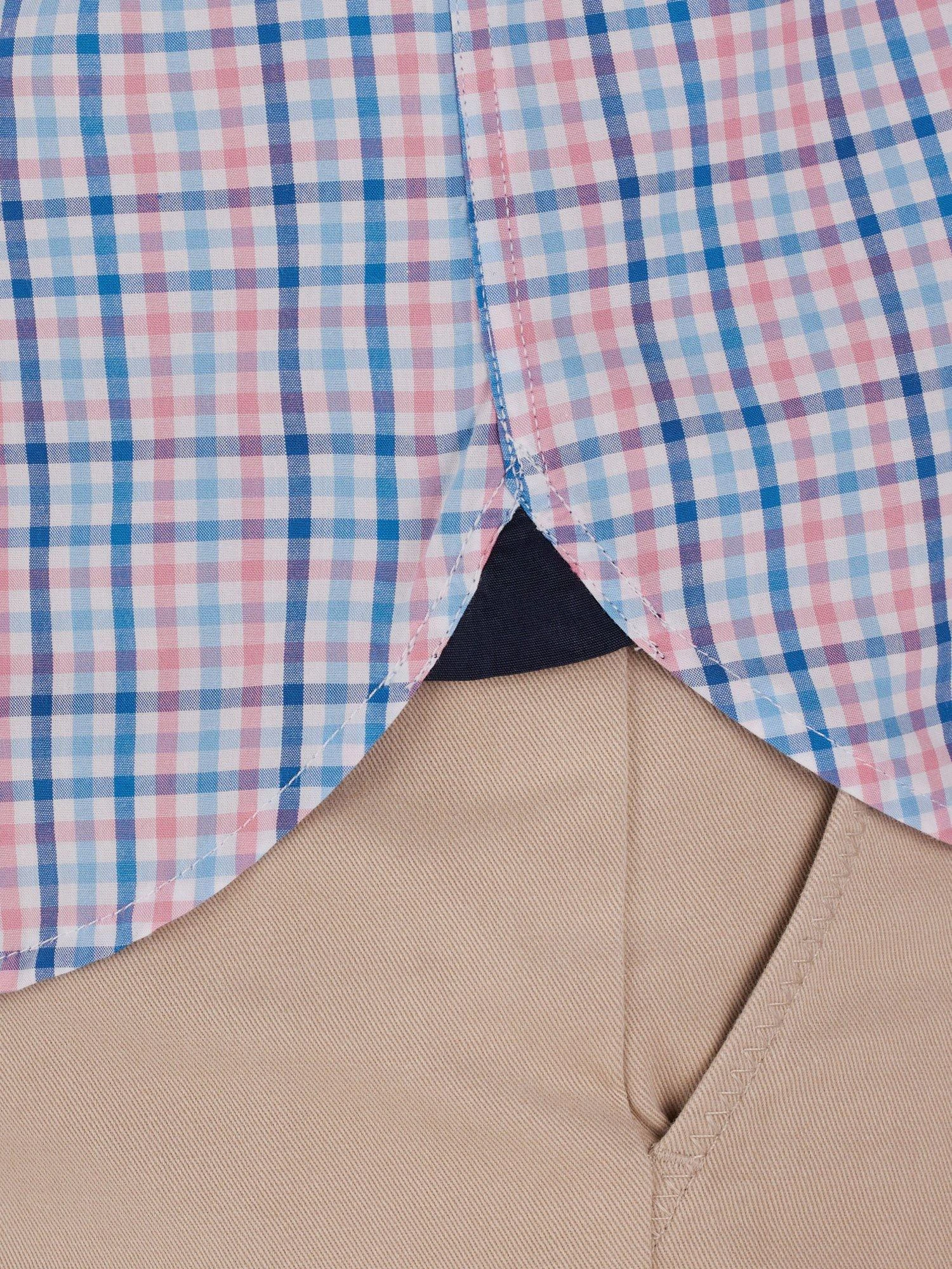 Long Sleeve Gingham Check Multi Shirt 7 Long Sleeve Gingham Check Multi Shirt - Image 5