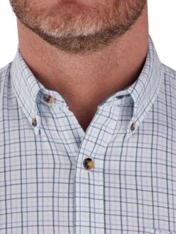 Long Sleeve Window Pane Twill Shirt 10 Long Sleeve Window Pane Twill Shirt -Joe Browns Store m5056292773677 purple xl 2