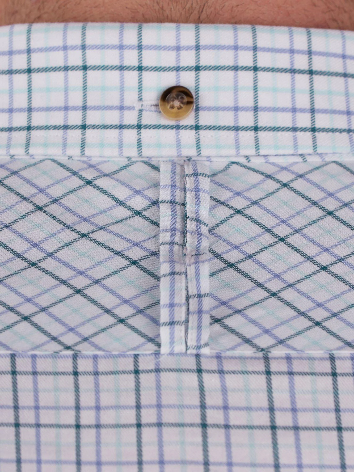 Long Sleeve Window Pane Twill Shirt 6 Long Sleeve Window Pane Twill Shirt - Image 4