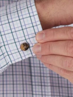 Long Sleeve Window Pane Twill Shirt 13 Long Sleeve Window Pane Twill Shirt -Joe Browns Store m5056292773677 purple xl 5