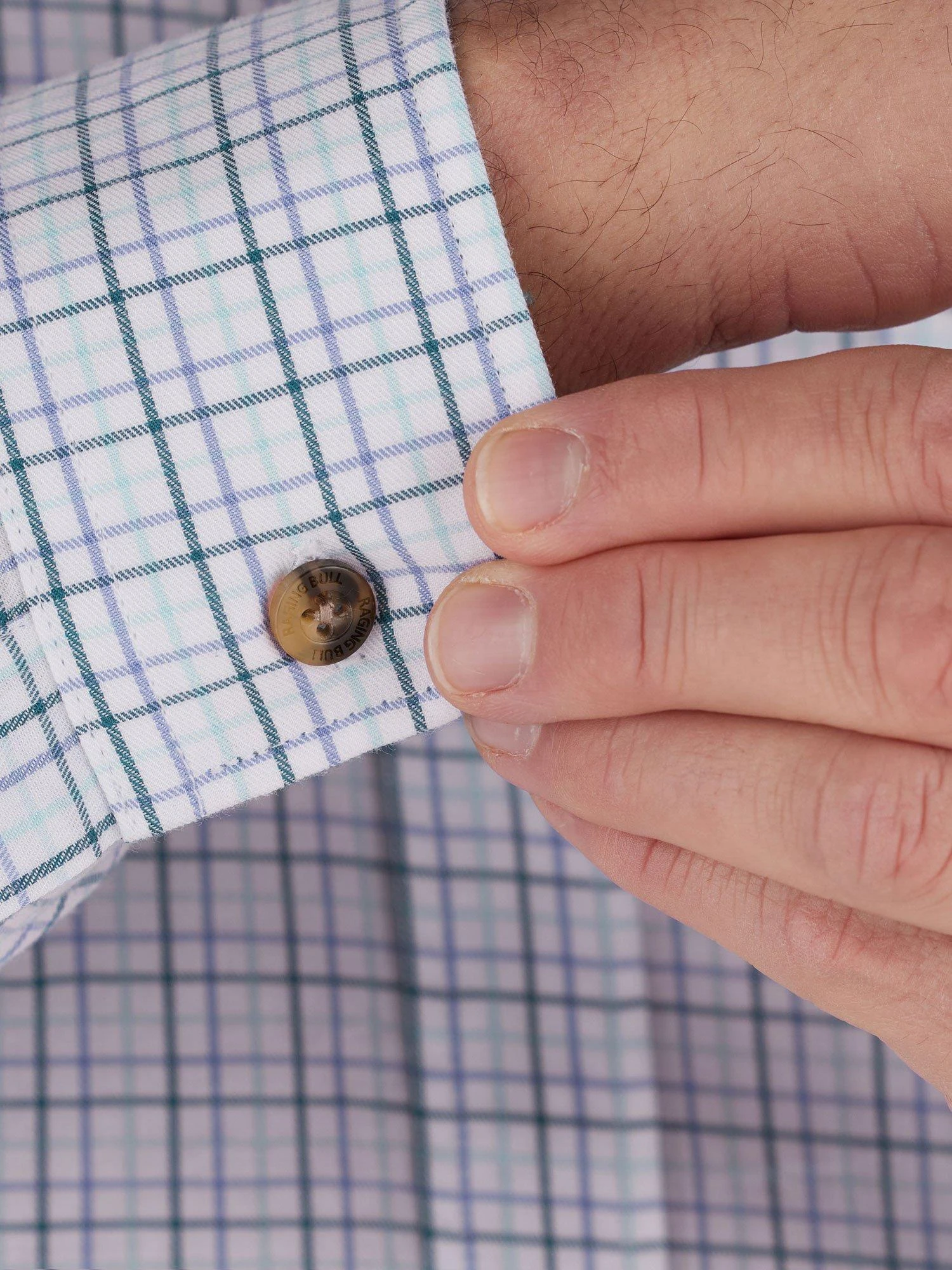 Long Sleeve Window Pane Twill Shirt 8 Long Sleeve Window Pane Twill Shirt - Image 6