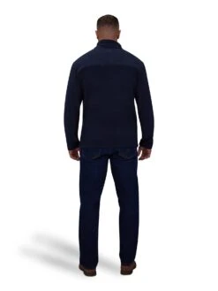 Zip Through Fleece Jacket -Joe Browns Store m5056292779655 navy xl 2