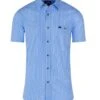Short Sleeve Bengal Stripe Linen Cotton Shirt -Joe Browns Store m5056292790025 mid20blue xl