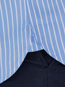 Short Sleeve Bengal Stripe Linen Cotton Shirt -Joe Browns Store m5056292790025 mid20blue xl 4