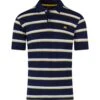 Thine Stripe Pique Polo -Joe Browns Store m5056292793996 navy xl