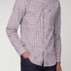 Ben Sherman Long Sleeve House Check Shirt -Joe Browns Store m5057020406553 blue xl